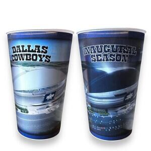 Dallas Cowboys Stadium Cup 2009 Inaugural Season 3D Changing Picture ONE CUP